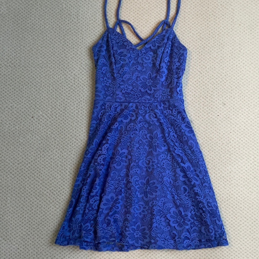 I.N. Blue Lace Dress